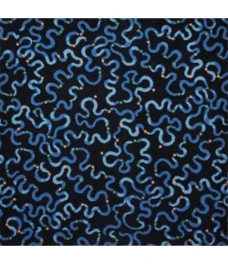 Joy Carpets Kaleidoscope Blue Serpentine 7ft.8in. x 10ft.9in. Rect. Rug