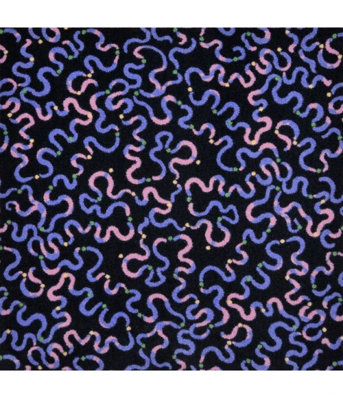 Joy Carpets Kaleidoscope Purple Serpentine 3ft.10in. x 5ft.4in. Rect. Rug