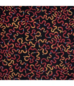 Joy Carpets Kaleidoscope Red Serpentine 3ft.10in. x 5ft.4in. Rect. Rug