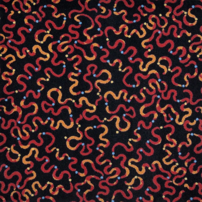 Joy Carpets Kaleidoscope Red Serpentine 10ft.9in. x 13ft.2in. Rect. Rug