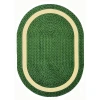 Joy Carpets Kid Essentials Green Sharing Circle 7ft.8in. x 10ft.9in. Oval Rug
