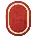 Joy Carpets Kid Essentials Red Sharing Circle 5ft.4in. Round Rug