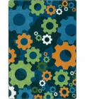 Joy Carpets Kid Essentials Citrus Shifting Gears 5ft.4in. x 7ft.8in. Rect. Rug