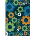 Joy Carpets Kid Essentials Citrus Shifting Gears 5ft.4in. x 7ft.8in. Rect. Rug