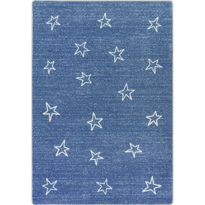 Joy Carpets Claremont Kids Blue Skies Shine On 5ft.4in. x 7ft.8in. Rect. Rug