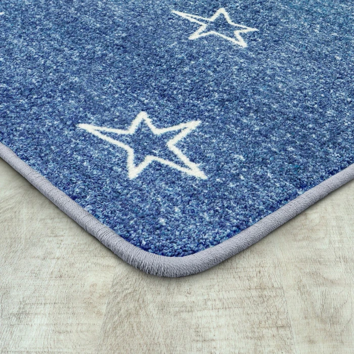 Joy Carpets Claremont Kids Blue Skies Shine On 5ft.4in. x 7ft.8in. Rect. Rug