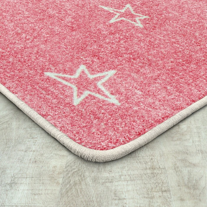 Joy Carpets Claremont Kids Blush Shine On 7ft.8in. x 10ft.9in. Rect. Rug