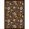 Joy Carpets Any Day Matinee Chocolate Silver Screen 10ft.9in. x 13ft.2in. Rect. Rug