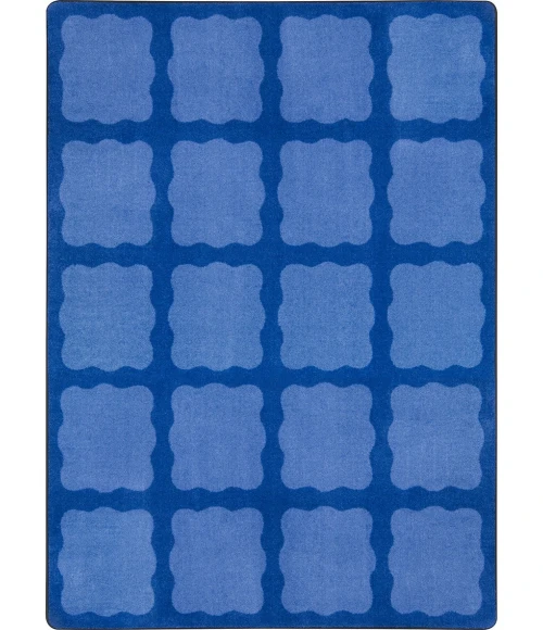 Joy Carpets Kid Essentials Multi Simply Squares 5ft.4in. x 7ft.8in. Rect. Rug