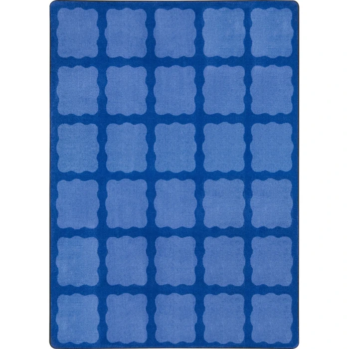 Joy Carpets Kid Essentials Multi Simply Squares 7ft.8in. x 10ft.9in. Rect. Rug