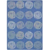 Joy Carpets Kid Essentials Pastel Simply Swirls 7ft.8in. x 10ft.9in. Rect. Rug