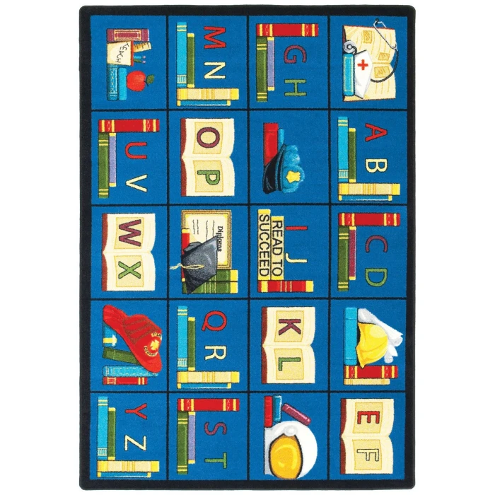 Joy Carpets Kid Essentials Multi Sit & Read 10ft.9in. x 13ft.2in. Rect. Rug