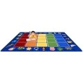 Joy Carpets Kid Essentials Multi Smart Start 5ft. 4in. x 7ft. 8in. Rect. Rug