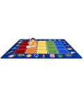 Joy Carpets Kid Essentials Multi Smart Start 7ft. 8in. x 10ft. 9in. Rect. Rug