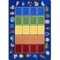 Joy Carpets Kid Essentials Multi Smart Start 5ft. 4in. x 7ft. 8in. Rect. Rug