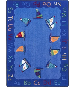 Joy Carpets Kid Essentials Multi Smooth Sailing 10ft.9in. x 13ft.2in. Rect. Rug