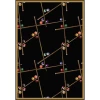 Joy Carpets Games People Play Black Snookered 3ft.10in. x 5ft.4in. Rect. Rug