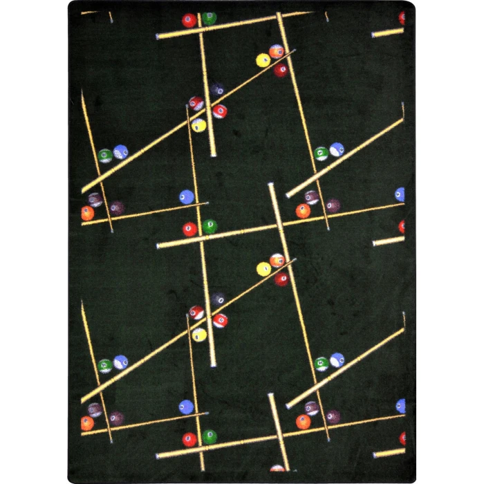 Joy Carpets Games People Play Emerald Snookered 10ft.9in. x 13ft.2in. Rect. Rug