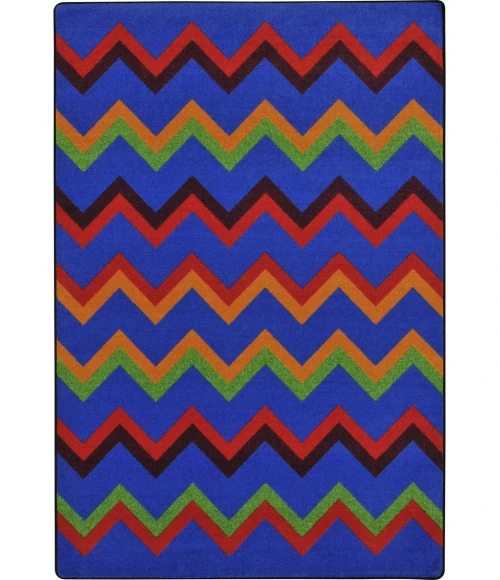 Joy Carpets Kid Essentials Primary Sonic 7ft.8in. x 10ft.9in. Rect. Rug