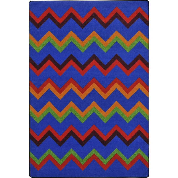 Joy Carpets Kid Essentials Primary Sonic 7ft.8in. x 10ft.9in. Rect. Rug