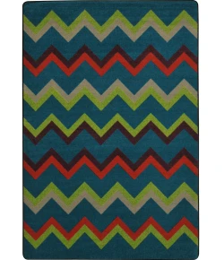 Joy Carpets Kid Essentials Tropics Sonic 5ft.4in. x 7ft.8in. Rect. Rug