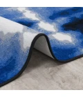 Joy Carpets First Take Cobalt Sound Off 7ft.8in. x 10ft.9in. Rect. Rug