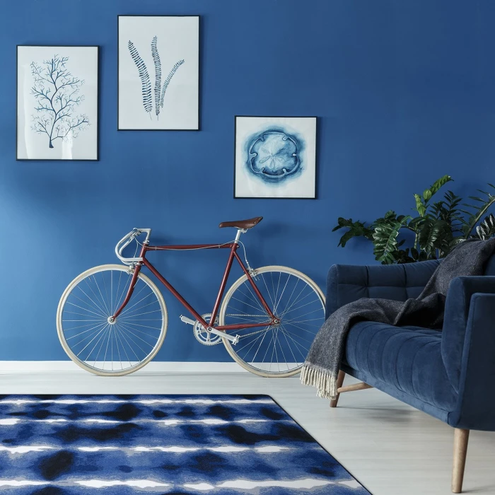 Joy Carpets First Take Cobalt Sound Off 10ft.9in. x 13ft.2in. Rect. Rug