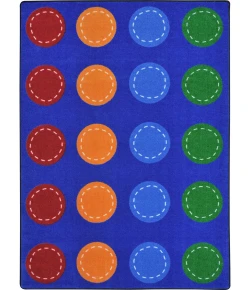Joy Carpets Kid Essentials Multi Spaces and Places 5ft.4in. x 7ft.8in. Rect. Rug
