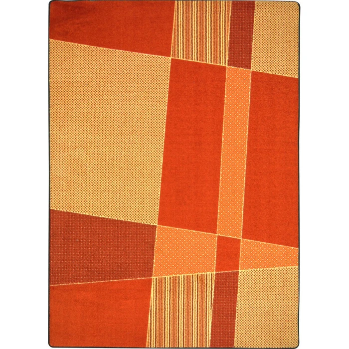 Joy Carpets Kid Essentials Orange Spazz 10ft.9in. x 13ft.2in. Rect. Rug