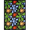 Joy Carpets Kid Essentials Black Splat 3ft.10in. x 5ft.4in. Rect. Rug