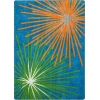 Joy Carpets First Take Citrus Sputnik 7ft.8in. x 10ft.9in. Rect. Rug