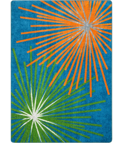 Joy Carpets First Take Citrus Sputnik 7ft.8in. x 10ft.9in. Rect. Rug