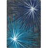 Joy Carpets First Take Sapphire Sputnik 7ft.8in. x 10ft.9in. Rect. Rug