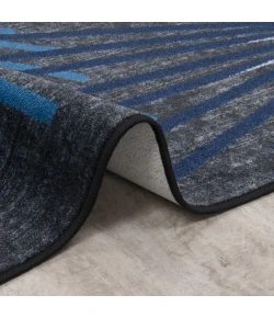 Joy Carpets First Take Sapphire Sputnik 7ft.8in. x 10ft.9in. Rect. Rug