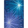 Joy Carpets First Take Violet Sputnik 7ft.8in. x 10ft.9in. Rect. Rug