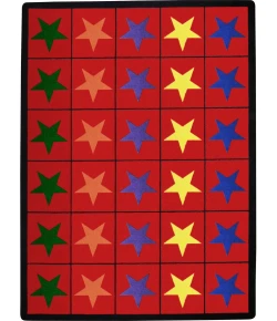 Joy Carpets Kid Essentials Multi Star Space 10ft.9in. x 13ft.2in. Rect. Rug