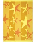 Joy Carpets Summer Solstice Multi Starfish 7ft.8in. x 10ft.9in. Rect. Rug