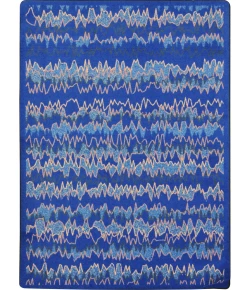 Joy Carpets Kid Essentials Blue Static Electricity 7ft.8in. x 10ft.9in. Rect. Rug