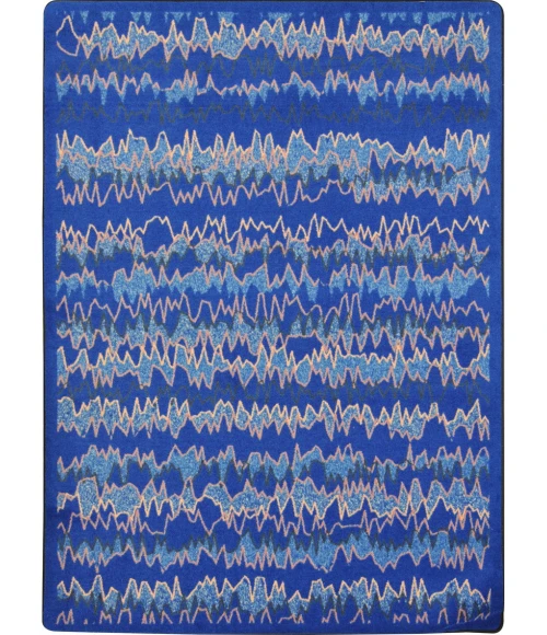 Joy Carpets Kid Essentials Blue Static Electricity 10ft.9in. x 13ft.2in. Rect. Rug