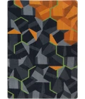 Joy Carpets Kid Essentials Tangerine Stealth 7ft.8in. x 10ft.9in. Rect. Rug