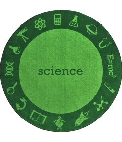 Joy Carpets Kid Essentials Science STEAM 13ft.2in. Round Rug