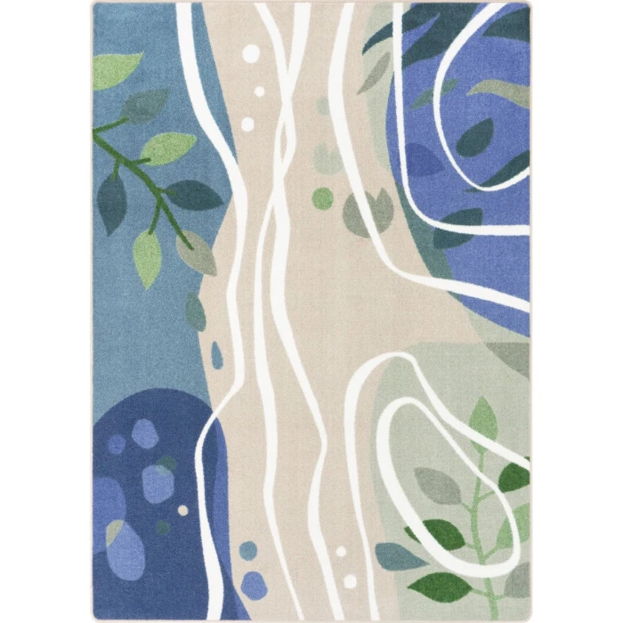 Joy Carpets Kid Essentials Multi Still Waters 7ft. 8in. x 10ft. 9in. Rect. Rug