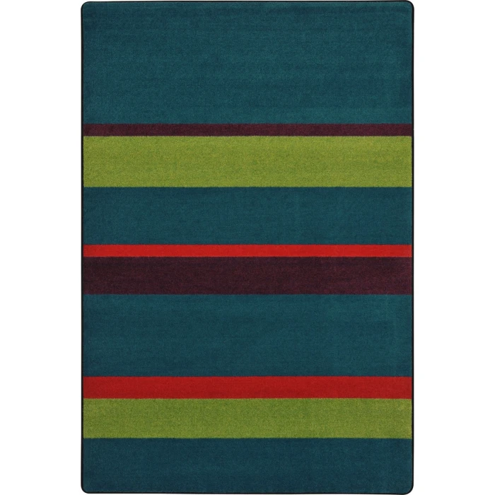 Joy Carpets Kid Essentials Tropics Straight and Narrow 10ft.9in. x 13ft.2in. Rect. Rug