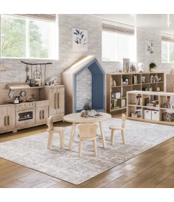 Joy Carpets WorkSpace Dove Stretched Thin 7ft.8in. x 10ft.9in. Rect. Rug