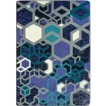 Joy Carpets Kid Essentials Violet Structured 7ft.8in. x 10ft.9in. Rect. Rug