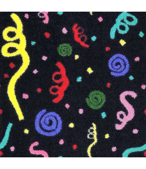Joy Carpets Kaleidoscope Multi Swirled 5ft.4in. x 7ft.8in. Rect. Rug