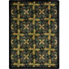 Joy Carpets Kaleidoscope Black Tahoe 3ft.10in. x 5ft.4in. Rect. Rug