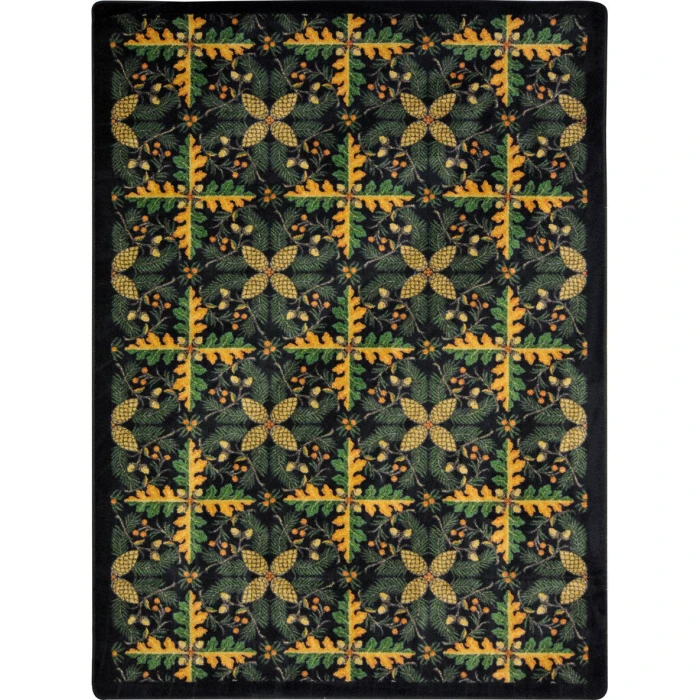 Joy Carpets Kaleidoscope Black Tahoe 10ft.9in. x 13ft.2in. Rect. Rug