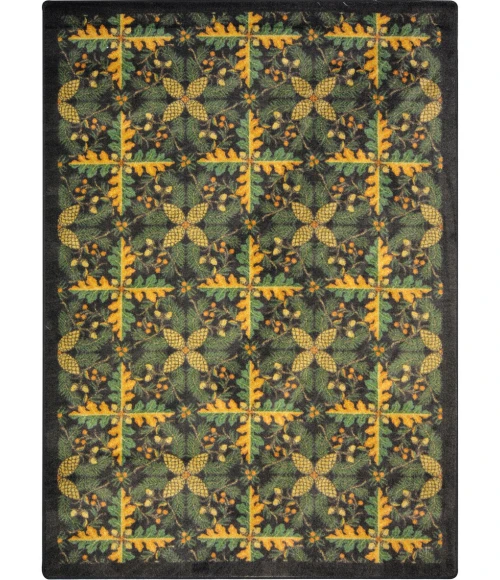 Joy Carpets Kaleidoscope Dark Timber Tahoe 3ft.10in. x 5ft.4in. Rect. Rug