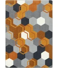 Joy Carpets Kid Essentials Orange Team Up 3ft. 10in. x 5ft. 4in. Rect. Rug